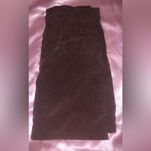 Brown straight skirt, not stretchy, only worn once